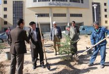 گزارش تصویری مراسم روز درخت کاری و تقدیر از نیروهای باغبانی دانشگاه